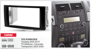 Переходная рамка CARAV 08-008 2DIN VW Touareg